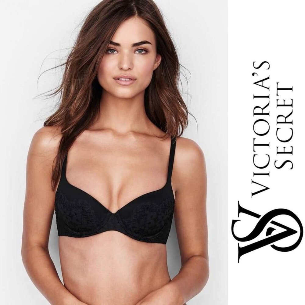 Victoria's Secret | Black Body By Victoria "Lined Demi" Bra | Size 32DDD